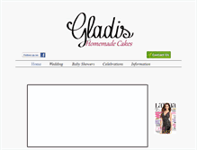 Tablet Screenshot of gladisbakery.com